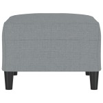 vidaXL Taburet, gri deschis, 70x55x41 cm, material textil vidaXL Taburet, gri deschis, 70x55x41 cm, material textil