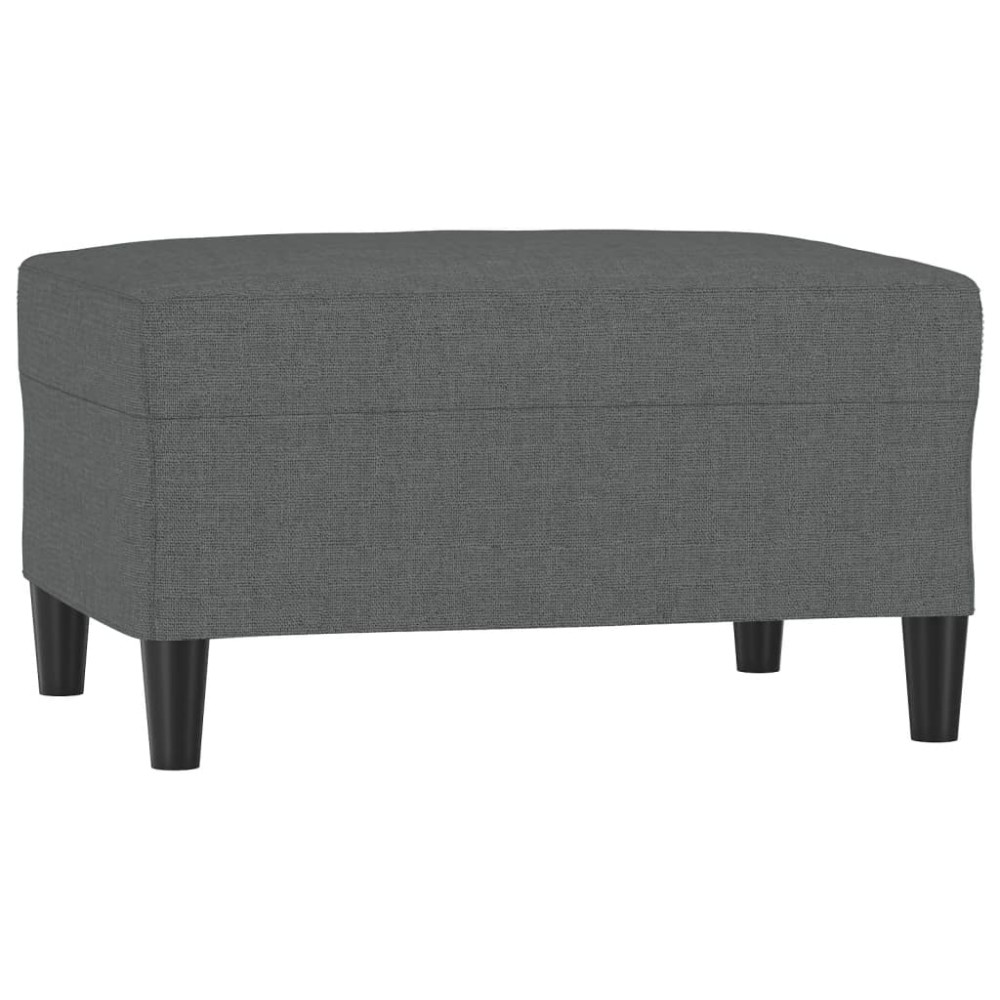 vidaXL Taburet, gri închis, 70x55x41 cm, material textil