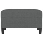 vidaXL Taburet, gri închis, 70x55x41 cm, material textil vidaXL Taburet, gri închis, 70x55x41 cm, material textil