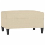 vidaXL Taburet, crem, 70x55x41 cm, material textil vidaXL Taburet, crem, 70x55x41 cm, material textil