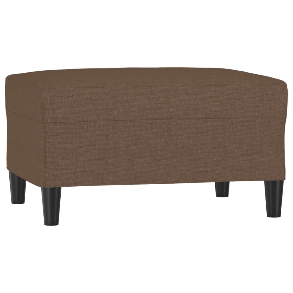 vidaXL Taburet, maro, 70x55x41 cm, material textil