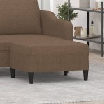 vidaXL Taburet, maro, 70x55x41 cm, material textil vidaXL Taburet, maro, 70x55x41 cm, material textil