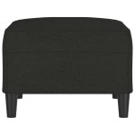 vidaXL Taburet, negru, 70x55x41 cm, material textil vidaXL Taburet, negru, 70x55x41 cm, material textil