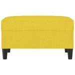 vidaXL Taburet, galben deschis, 70x55x41 cm, material textil