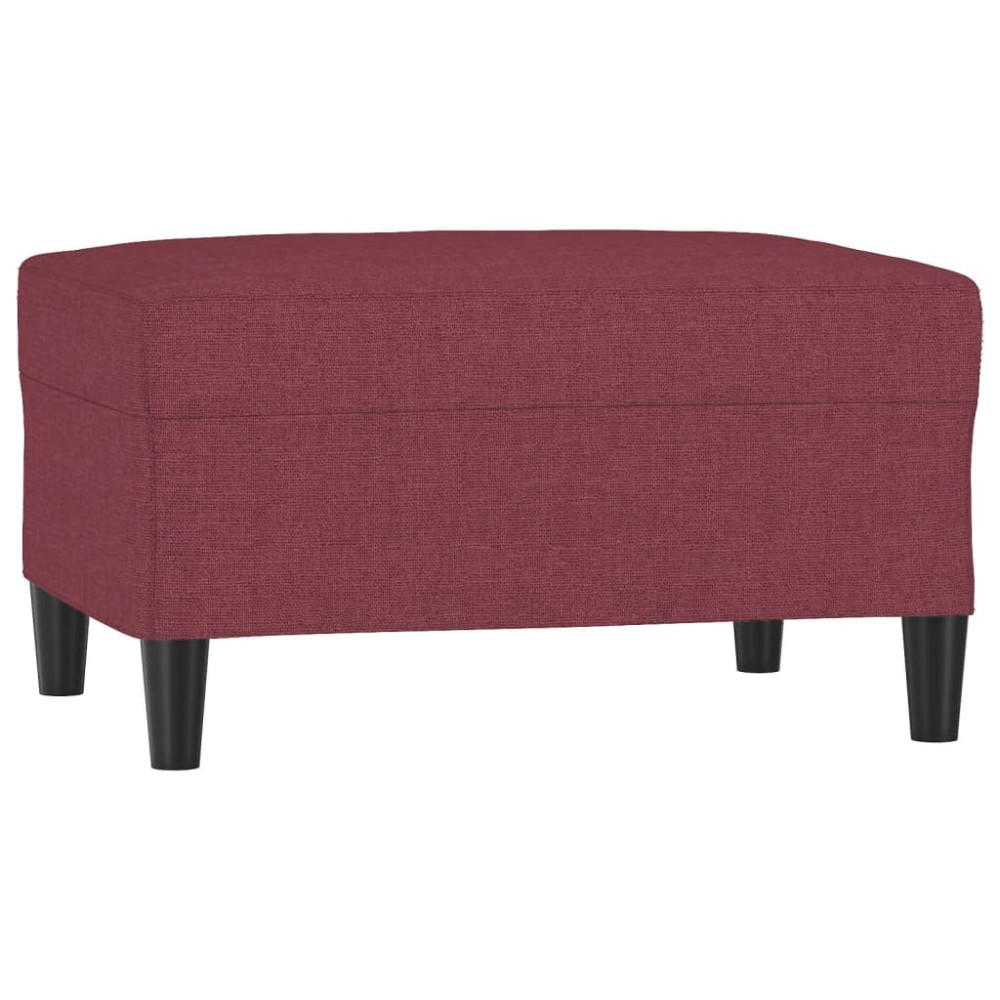 vidaXL Taburet, roșu vin, 70x55x41 cm, material textil