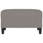 vidaXL Taburet, gri taupe, 70x55x41 cm, material textil vidaXL Taburet, gri taupe, 70x55x41 cm, material textil