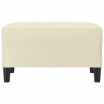 vidaXL Taburet, crem, 70x55x41 cm, piele ecologică vidaXL Taburet, crem, 70x55x41 cm, piele ecologică