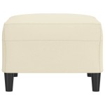 vidaXL Taburet, crem, 70x55x41 cm, piele ecologică vidaXL Taburet, crem, 70x55x41 cm, piele ecologică