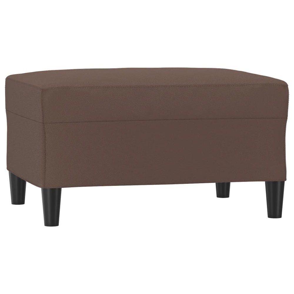vidaXL Taburet, maro, 70x55x41 cm, piele ecologică