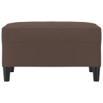 vidaXL Taburet, maro, 70x55x41 cm, piele ecologică vidaXL Taburet, maro, 70x55x41 cm, piele ecologică
