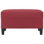 vidaXL Taburet, roșu vin, 70x55x41 cm, piele ecologică vidaXL Taburet, roșu vin, 70x55x41 cm, piele ecologică