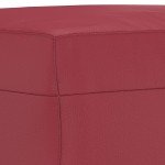 vidaXL Taburet, roșu vin, 70x55x41 cm, piele ecologică vidaXL Taburet, roșu vin, 70x55x41 cm, piele ecologică