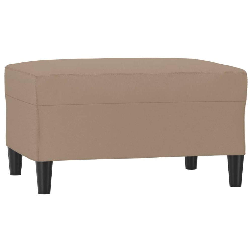 vidaXL Taburet, cappuccino, 70x55x41 cm, piele ecologică