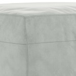 vidaXL Taburet, gri deschis, 70x55x41 cm, catifea vidaXL Taburet, gri deschis, 70x55x41 cm, catifea