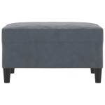 vidaXL Taburet, gri închis, 70x55x41 cm, catifea vidaXL Taburet, gri închis, 70x55x41 cm, catifea
