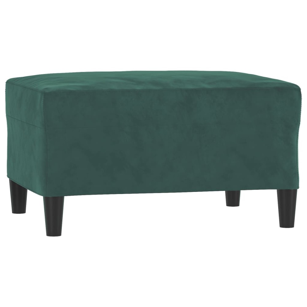 vidaXL Taburet, verde închis, 70x55x41 cm, catifea