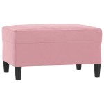 vidaXL Taburet, roz, 70x55x41 cm, catifea vidaXL Taburet, roz, 70x55x41 cm, catifea