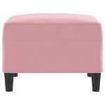 vidaXL Taburet, roz, 70x55x41 cm, catifea vidaXL Taburet, roz, 70x55x41 cm, catifea