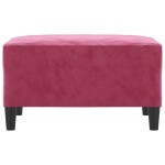 vidaXL Taburet, roșu vin, 70x55x41 cm, catifea vidaXL Taburet, roșu vin, 70x55x41 cm, catifea