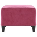 vidaXL Taburet, roșu vin, 70x55x41 cm, catifea vidaXL Taburet, roșu vin, 70x55x41 cm, catifea
