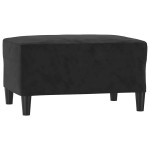vidaXL Taburet, negru, 70x55x41 cm, catifea vidaXL Taburet, negru, 70x55x41 cm, catifea