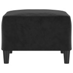 vidaXL Taburet, negru, 70x55x41 cm, catifea vidaXL Taburet, negru, 70x55x41 cm, catifea