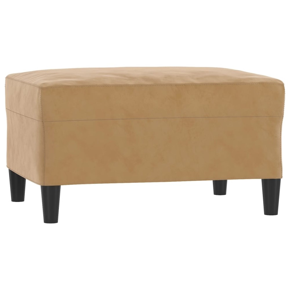 vidaXL Taburet, maro, 70x55x41 cm, catifea