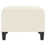 vidaXL Taburet, crem, 70x55x41 cm, catifea vidaXL Taburet, crem, 70x55x41 cm, catifea