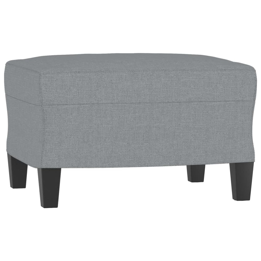 vidaXL Taburet, gri deschis, 60x50x41 cm, material textil