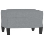 vidaXL Taburet, gri deschis, 60x50x41 cm, material textil vidaXL Taburet, gri deschis, 60x50x41 cm, material textil