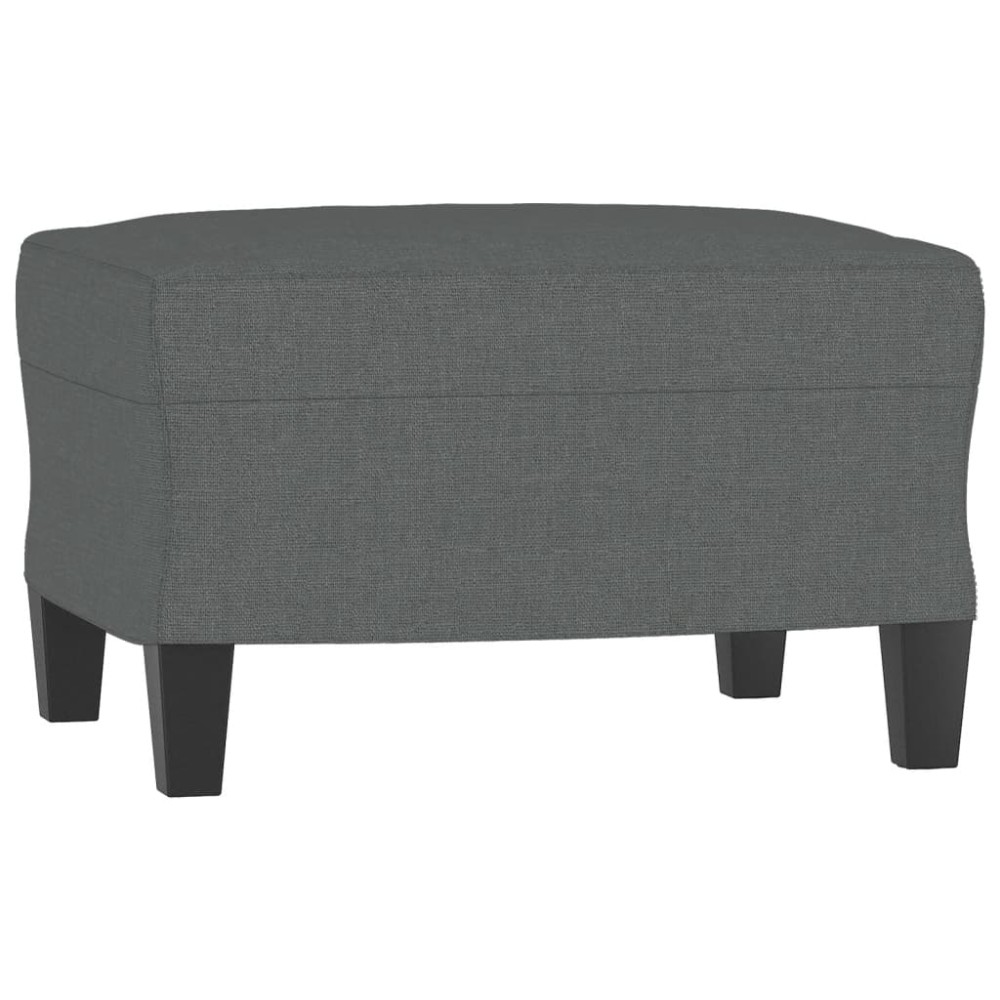 vidaXL Taburet, gri închis, 60x50x41 cm, material textil