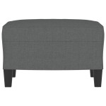 vidaXL Taburet, gri închis, 60x50x41 cm, material textil vidaXL Taburet, gri închis, 60x50x41 cm, material textil