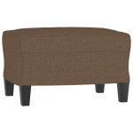 vidaXL Taburet, maro, 60x50x41 cm, material textil vidaXL Taburet, maro, 60x50x41 cm, material textil