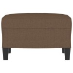 vidaXL Taburet, maro, 60x50x41 cm, material textil vidaXL Taburet, maro, 60x50x41 cm, material textil