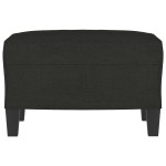 vidaXL Taburet, negru, 60x50x41 cm, material textil vidaXL Taburet, negru, 60x50x41 cm, material textil