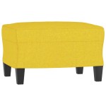 vidaXL Taburet, galben deschis, 60x50x41 cm, material textil vidaXL Taburet, galben deschis, 60x50x41 cm, material textil