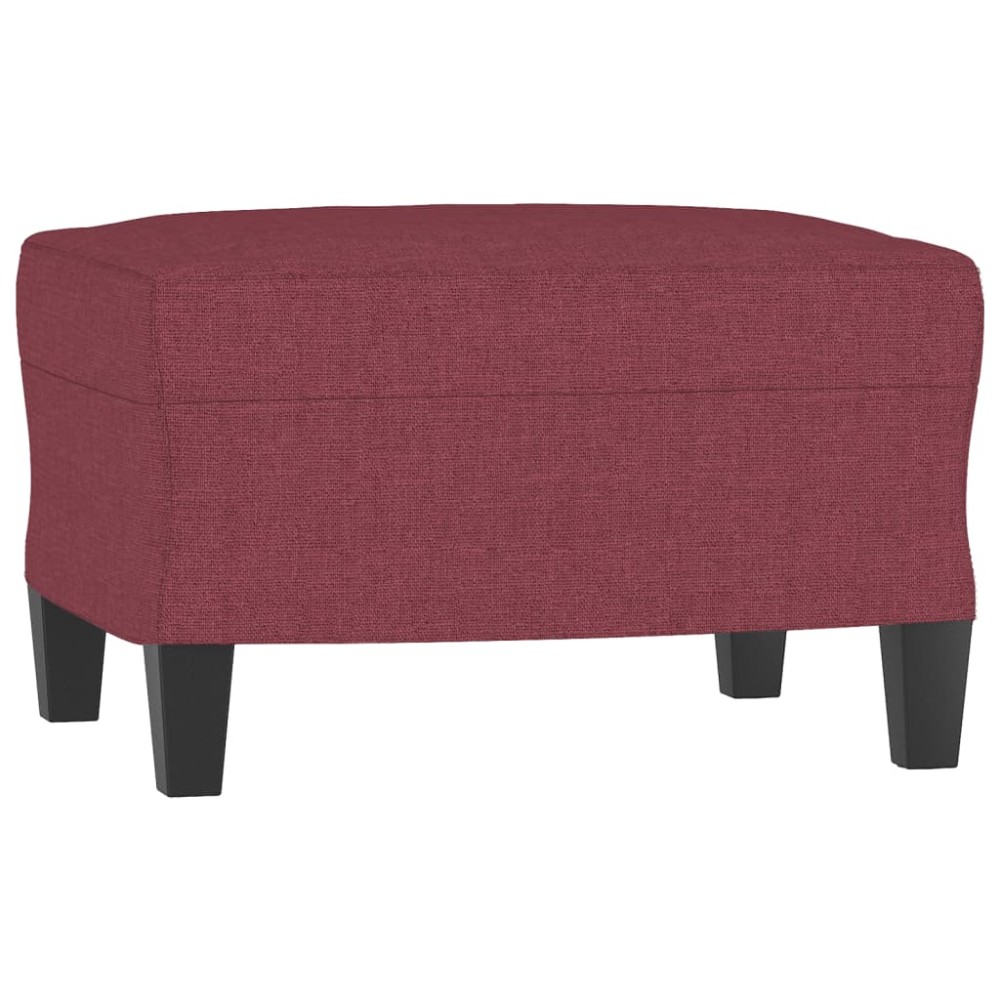 vidaXL Taburet, roșu vin, 60x50x41 cm, material textil