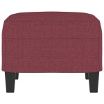 vidaXL Taburet, roșu vin, 60x50x41 cm, material textil vidaXL Taburet, roșu vin, 60x50x41 cm, material textil