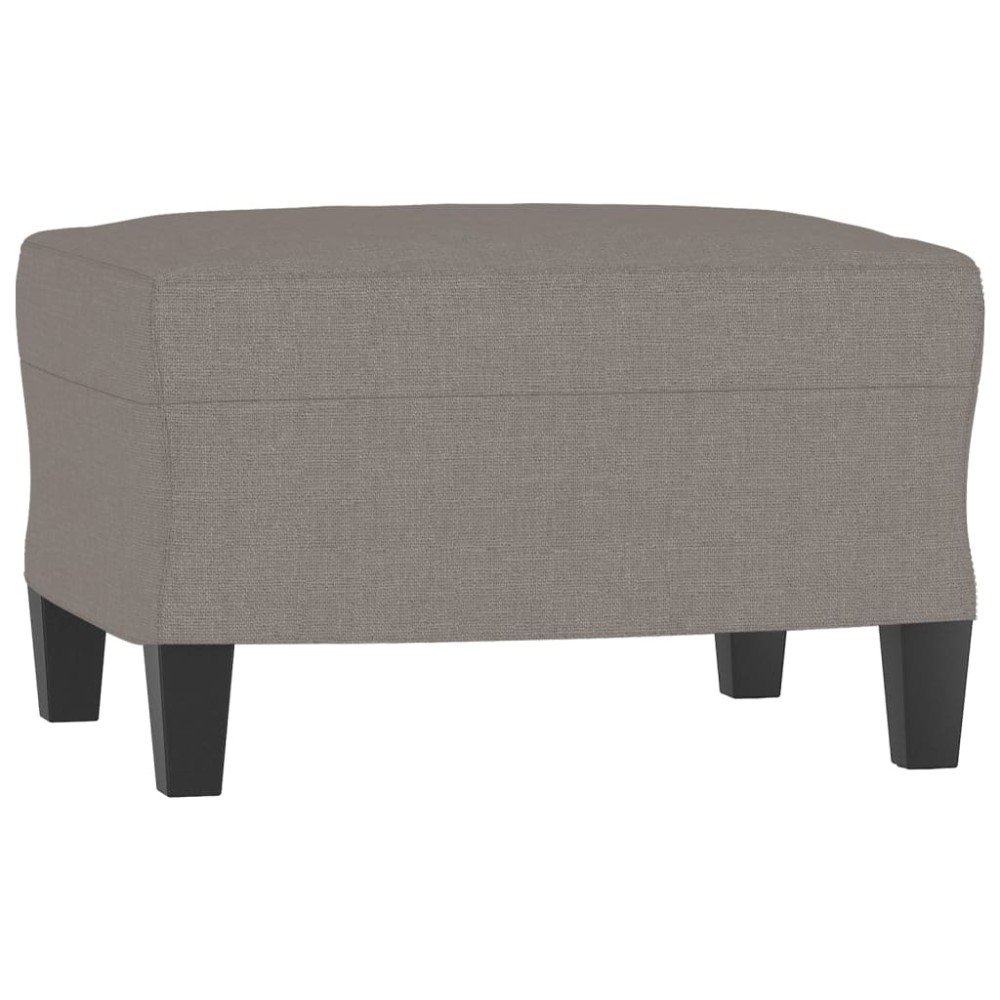 vidaXL Taburet, gri taupe, 60x50x41 cm, material textil