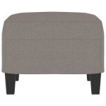 vidaXL Taburet, gri taupe, 60x50x41 cm, material textil vidaXL Taburet, gri taupe, 60x50x41 cm, material textil