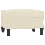 vidaXL Taburet, crem, 60x50x41 cm, piele ecologică vidaXL Taburet, crem, 60x50x41 cm, piele ecologică