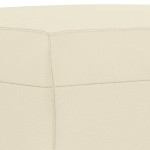 vidaXL Taburet, crem, 60x50x41 cm, piele ecologică vidaXL Taburet, crem, 60x50x41 cm, piele ecologică