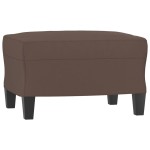 vidaXL Taburet, maro, 60x50x41 cm, piele ecologică vidaXL Taburet, maro, 60x50x41 cm, piele ecologică