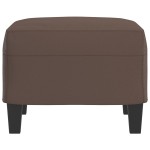 vidaXL Taburet, maro, 60x50x41 cm, piele ecologică vidaXL Taburet, maro, 60x50x41 cm, piele ecologică