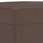 vidaXL Taburet, maro, 60x50x41 cm, piele ecologică vidaXL Taburet, maro, 60x50x41 cm, piele ecologică