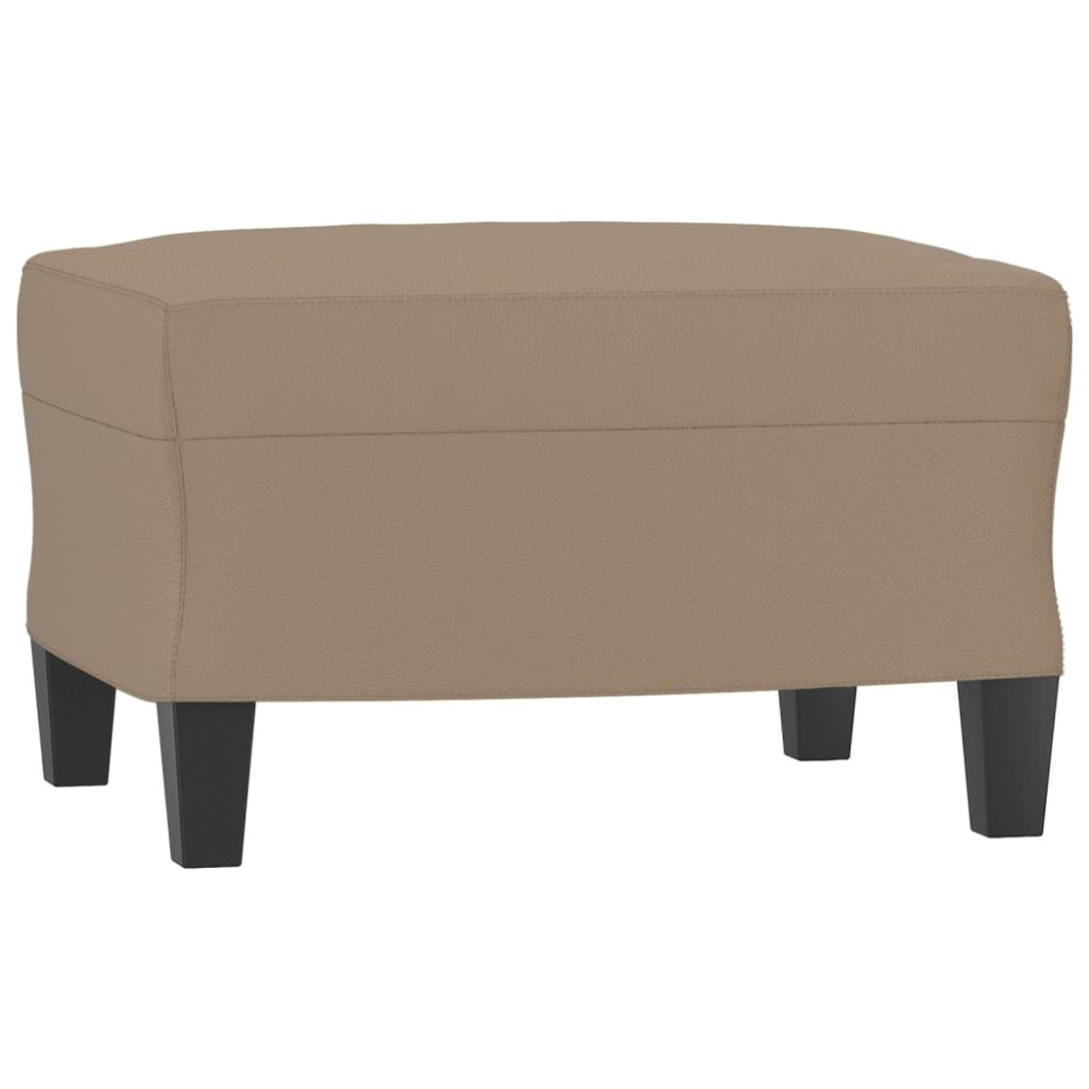 vidaXL Taburet, cappuccino, 60x50x41 cm, piele ecologică