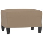 vidaXL Taburet, cappuccino, 60x50x41 cm, piele ecologică vidaXL Taburet, cappuccino, 60x50x41 cm, piele ecologică