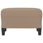 vidaXL Taburet, cappuccino, 60x50x41 cm, piele ecologică vidaXL Taburet, cappuccino, 60x50x41 cm, piele ecologică