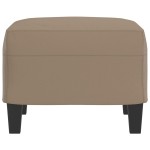 vidaXL Taburet, cappuccino, 60x50x41 cm, piele ecologică vidaXL Taburet, cappuccino, 60x50x41 cm, piele ecologică