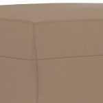 vidaXL Taburet, cappuccino, 60x50x41 cm, piele ecologică vidaXL Taburet, cappuccino, 60x50x41 cm, piele ecologică
